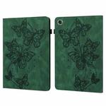 For Lenovo Tab M8 HD TB-8505F 8505X / M8 FHD 8.0 Embossed Butterfly Pattern Horizontal Flip Leather Tablet Case(Green)