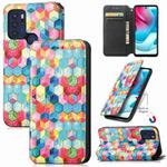 For Motorola Moto G60S Colorful Magnetic Horizontal Flip Leather Phone Case with Holder & Card Slot & Wallet(Magic Space)