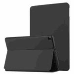 For Samsung Galaxy Tab A 10.1 2019 T515/T510 Dual-Folding Horizontal Flip Tablet Leather Case with Holder (Black)