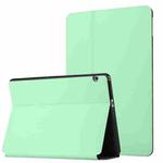 For Huawei MediaPad T3 10 Dual-Folding Horizontal Flip Tablet Leather Case with Holder(Mint Green)