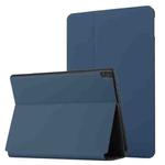 For Lenovo Tab M10 10.1 X605F/X505 Dual-Folding Horizontal Flip Tablet Leather Case with Holder(Royal Blue)