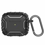 Alien TPU Anti-fall Earphone Protective Case with Hook For AirPods 3(Black)