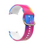 For Samsung Galaxy Watch4 / Watch4 Classic Silicone Printing Watch Band(Tie Dye)