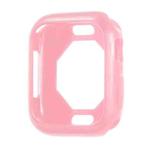 Eight Sides Candy Colors TPU Shockproof Protective Case For Apple Watch Series 8 / 7 45mm(Pink)