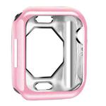 Shockproof TPU Electroplate Protective Case For Apple Watch Series 8 / 7 45mm(Pink)
