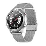 MX13 1.3 inch IPS Touch Screen IP68 Waterproof Smart Watch, Support Sleep Monitoring / Heart Rate Monitoring / Bluetooth Earphone Play Music / Bluetooth Call, Style: Steel Strap(Silver)