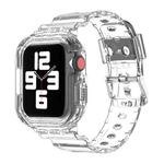 Glacier Transparent TPU Integrated Watch Band Watch Band For Apple Watch Series 7 41mm(Transparent)