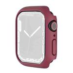 Shockproof TPU Protective Case For Apple Watch Series 9 / 8 / 7 41mm(Dark Red)