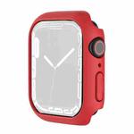 Shockproof TPU Protective Case For Apple Watch Series 9 / 8 / 7 41mm(Red)