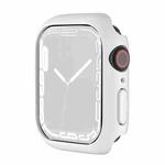 Shockproof TPU Protective Case For Apple Watch Series 9 / 8 / 7 45mm(White)