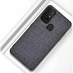 For Motorola Moto G30 Shockproof Cloth Texture PC+ TPU Protective Case(Grey)