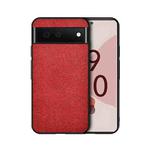 For Google Pixel 6 Shockproof Cloth Texture PC + TPU Protective Case(Red)