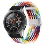 22mm Universal Metal Buckle Nylon Braided Watch Band(Color 4)