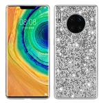 For Huawei Mate 30 Pro Glittery Powder Shockproof TPU Case(Silver)