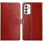 For Samsung Galaxy A82 5G Y Stitching Horizontal Flip Leather Case with Holder & Card Slots & Wallet & Photo Frame(Brown)