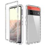 For Google Pixel 6 Pro High Transparency Two-color Gradient PC + TPU Phone Protective Case(Transparent)