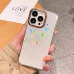For iPhone 13 Pro Max Colorful Laser Electroplating Shockproof Phone Case (Lingge)