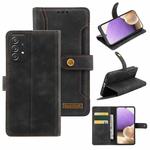 For Samsung Galaxy A32 5G Copper Buckle Horizontal Flip Leather Phone Case with Holder & Card Slots & Wallet(Black)