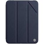 For iPad mini 6 NILLKIN Horizontal Flip Tablet Case with Holder & Pen Slot & Sleep / Wake-up Function(Blue)