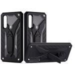 For Xiaomi CC9 Shockproof TPU + PC Protective Case with Holder(Black)