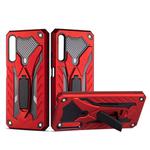 For Huawei Honor 9X Shockproof TPU + PC Protective Case with Holder(Red)