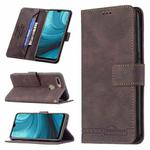 For OPPO A7 Magnetic Clasp RFID Blocking Anti-Theft Leather Case with Holder & Card Slots & Wallet(Brown)