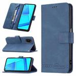 For OPPO A72 / A52 / A92 Magnetic Clasp RFID Blocking Anti-Theft Leather Case with Holder & Card Slots & Wallet(Blue)