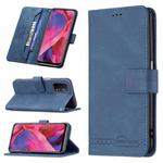 For OPPO A74 5G / A93 5G / A54 5G Magnetic Clasp RFID Blocking Anti-Theft Leather Case with Holder & Card Slots & Wallet(Blue)