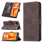 For OPPO Realme C12 / C15 / C25 Magnetic Clasp RFID Blocking Anti-Theft Leather Case with Holder & Card Slots & Wallet(Brown)