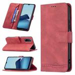 For vivo Y20 Magnetic Clasp RFID Blocking Anti-Theft Leather Case with Holder & Card Slots & Wallet(Red)