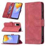 For vivo Y51 2020 / Y51a / Y51s Magnetic Clasp RFID Blocking Anti-Theft Leather Case with Holder & Card Slots & Wallet(Red)