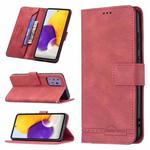For Samsung Galaxy A72 Magnetic Clasp RFID Blocking Anti-Theft Leather Case with Holder & Card Slots & Wallet(Red)
