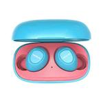 Nokia E3100 Color Automatic Pairing Bluetooth 5.0 Earphone with Charging Box(Pink Blue)