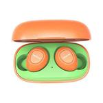 Nokia E3100 Color Automatic Pairing Bluetooth 5.0 Earphone with Charging Box(Green Orange)