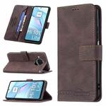 For Xiaomi Mi 10T Lite Magnetic Clasp RFID Blocking Anti-Theft Leather Case with Holder & Card Slots & Wallet(Brown)