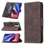 For Xiaomi Mi 11i / Poco F3 Magnetic Clasp RFID Blocking Anti-Theft Leather Case with Holder & Card Slots & Wallet(Brown)