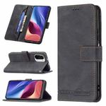 For Xiaomi Mi 11i / Poco F3 Magnetic Clasp RFID Blocking Anti-Theft Leather Case with Holder & Card Slots & Wallet(Black)