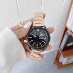 20mm Lightning Bolt Style Steel Watch Band(Rose Gold)