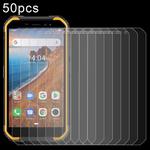 For Ulefone Armor X6 / Armor X6 Pro 50 PCS 0.26mm 9H 2.5D Tempered Glass Film