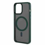 For iPhone 13 Pro mocolo K32 Shanxi Dragon Frosted Magnetic Shockproof TPU + PC Phone Protective Case (Green)