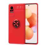 For Xiaomi Civi Metal Ring Holder 360 Degree Rotating TPU Phone Case(Red)