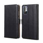 For Xiaomi Redmi Note 10 5G / Poco M3 Pro 5G Ostrich Texture Horizontal Flip Leather Phone Case with Holder & Card Slots & Wallet(Black)