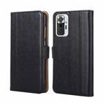 For Xiaomi Redmi Note 10 Pro / Note 10 Pro Max Ostrich Texture Horizontal Flip Leather Phone Case with Holder & Card Slots & Wallet(Black)