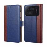 For Xiaomi Mi 11 Ultra Ostrich Texture Horizontal Flip Leather Phone Case with Holder & Card Slots & Wallet(Blue)