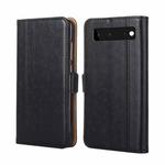 For Google Pixel 6 Ostrich Texture Horizontal Flip Leather Phone Case with Holder & Card Slots & Wallet(Black)