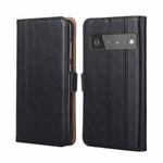 For Google Pixel 6 Pro Ostrich Texture Horizontal Flip Leather Phone Case with Holder & Card Slots & Wallet(Black)