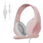 SADES A9 3.5mm Port Adjustable Gaming Headset with Microphone(Rose Gold)