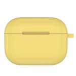 For AirPods Pro Thicken Silicone Round Bottom Earphone Protective Case(Yellow)