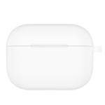For AirPods Pro Thicken Silicone Round Bottom Earphone Protective Case(White)