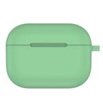 For AirPods Pro Thicken Silicone Round Bottom Earphone Protective Case(Mint Green)